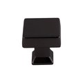 Crown 1-1/4" Square Colorado Cabinet Knob Matte Black Finish CHK94723BK